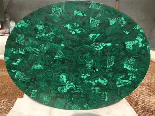 peacock green table