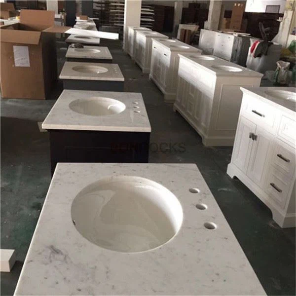 carrara marble bathroom vanity top supply