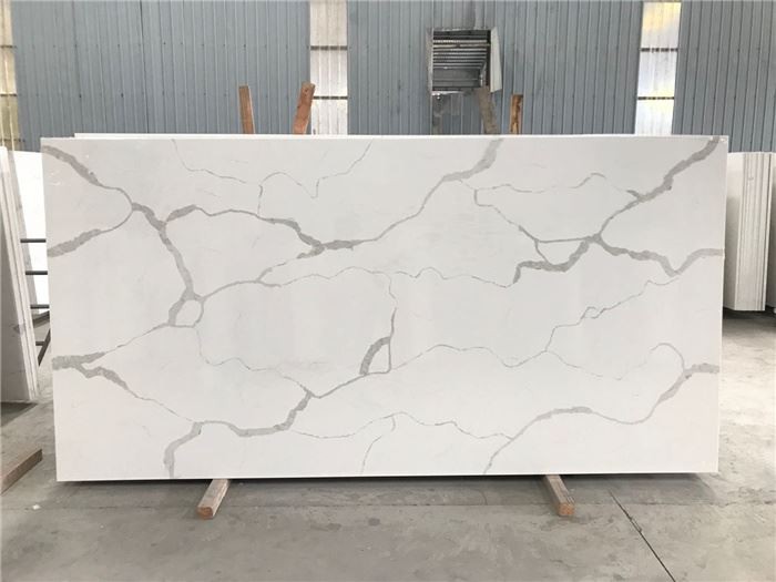 calacatta compac quartz slab