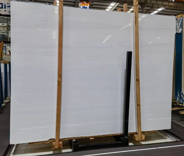 white Bianco Dolomiti Marble slab