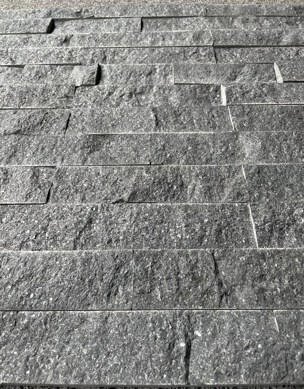 Black Basalt Stacked Stone tile
