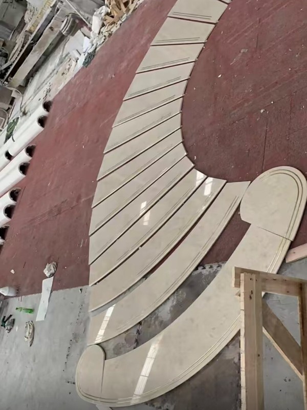 Beige Marble stairs