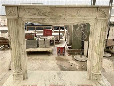 Valge Oonüksist kamin