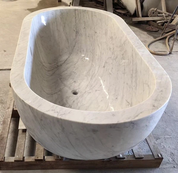 Carrara Marble Bathtub