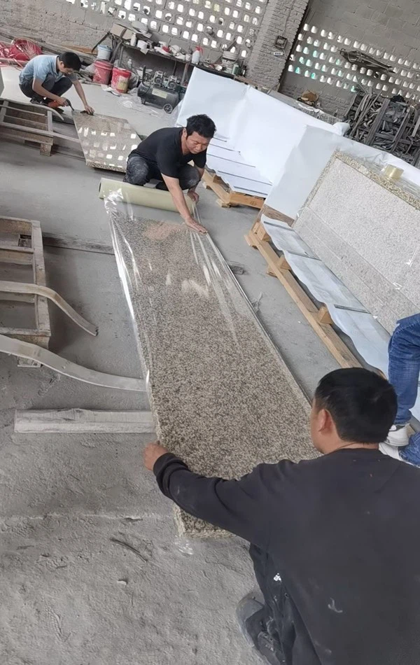Tiger Yellow Granite countertop