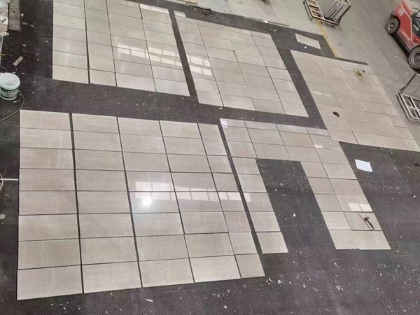 Valge begoonia marmorist plaadid