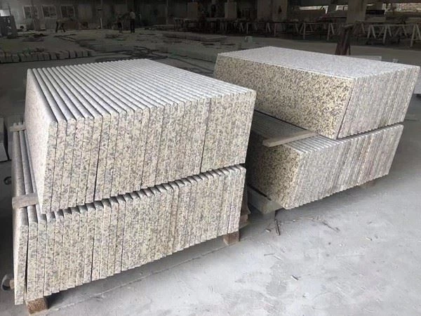 Chrysanthemum Yellow Granite slabs